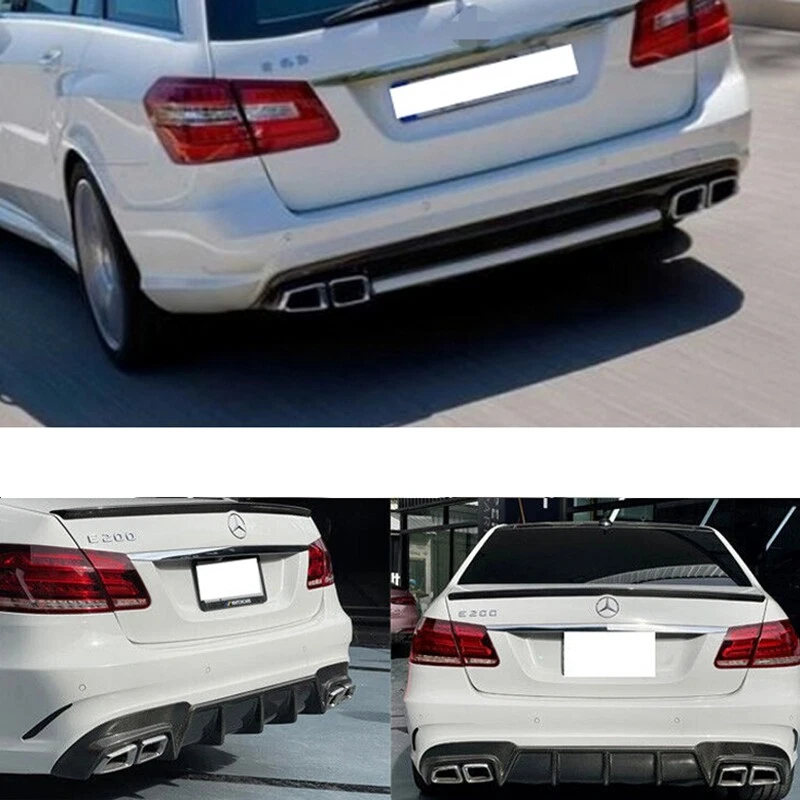 For Mercedes Benz AMG E S CLS Class W212 C63 E63 Exhaust Tip Tail Pipe Muffler Foto 2 de 4