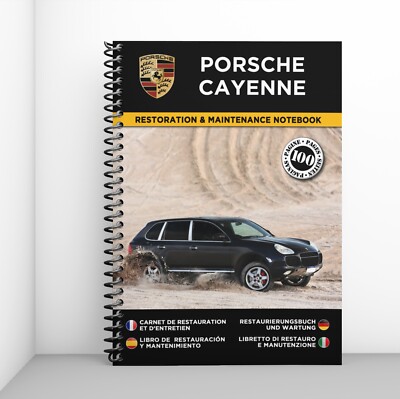 PORSCHE CAYENNE : Restaurierungsnotizbuch & Wartung - HERMES KOSTENLOS VERSAND !