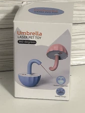 Pink Cat Umbrella Laser Toy Interactive Kitten Automatic Smart Game Active