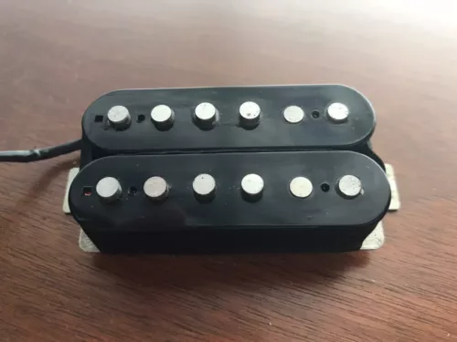 Vintage 80s Seymour Duncan Stag Mag Model Humbucker pickup staggered pole pieces