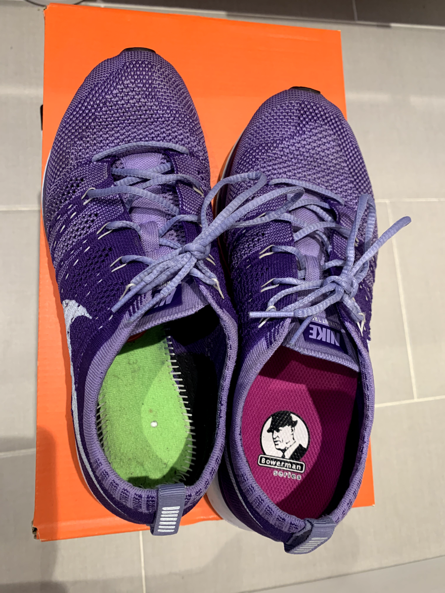 Nike Flyknit Trainer Court Purple (532984 551) Sz 6.5 (M)/Sz  display picture 1