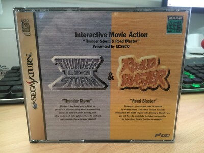 Thunder Storm & Road Blaster. Sega Saturn. Japan NTSC. Top Zustand.