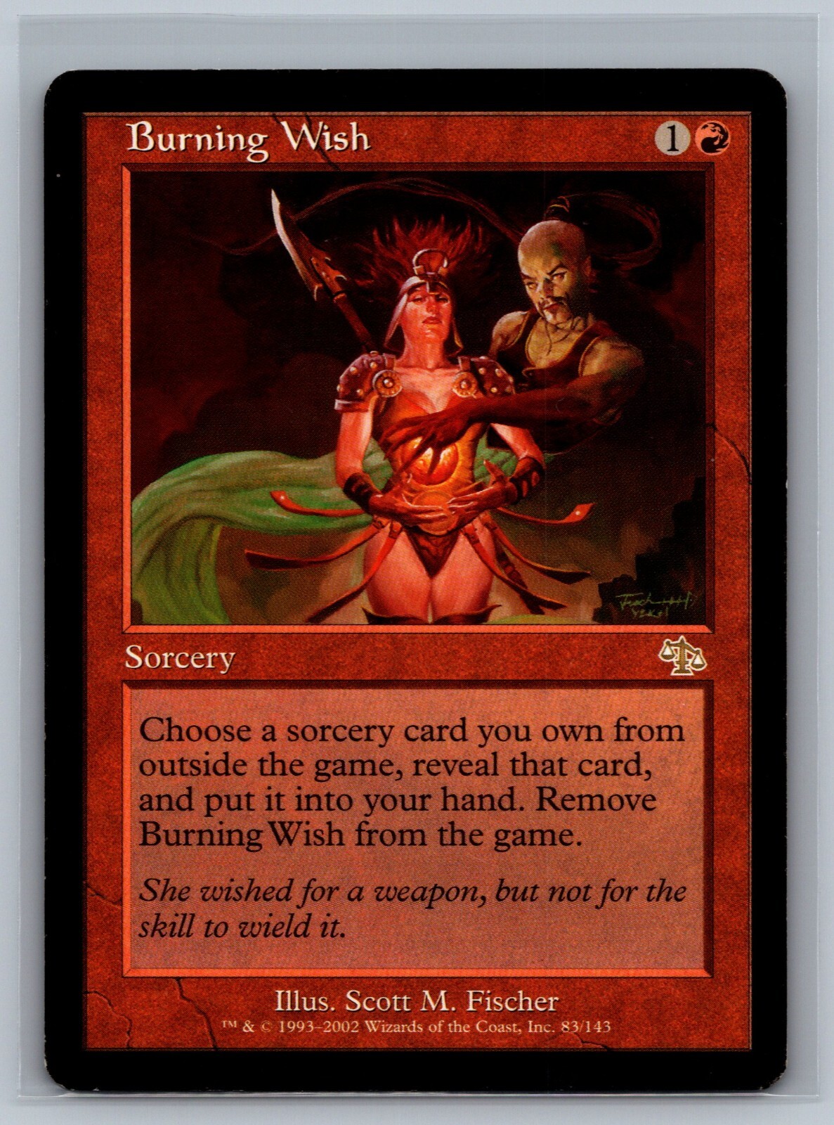 Magic The Gathering Judgment Burning Wish #83/143 MTG TCG CCG