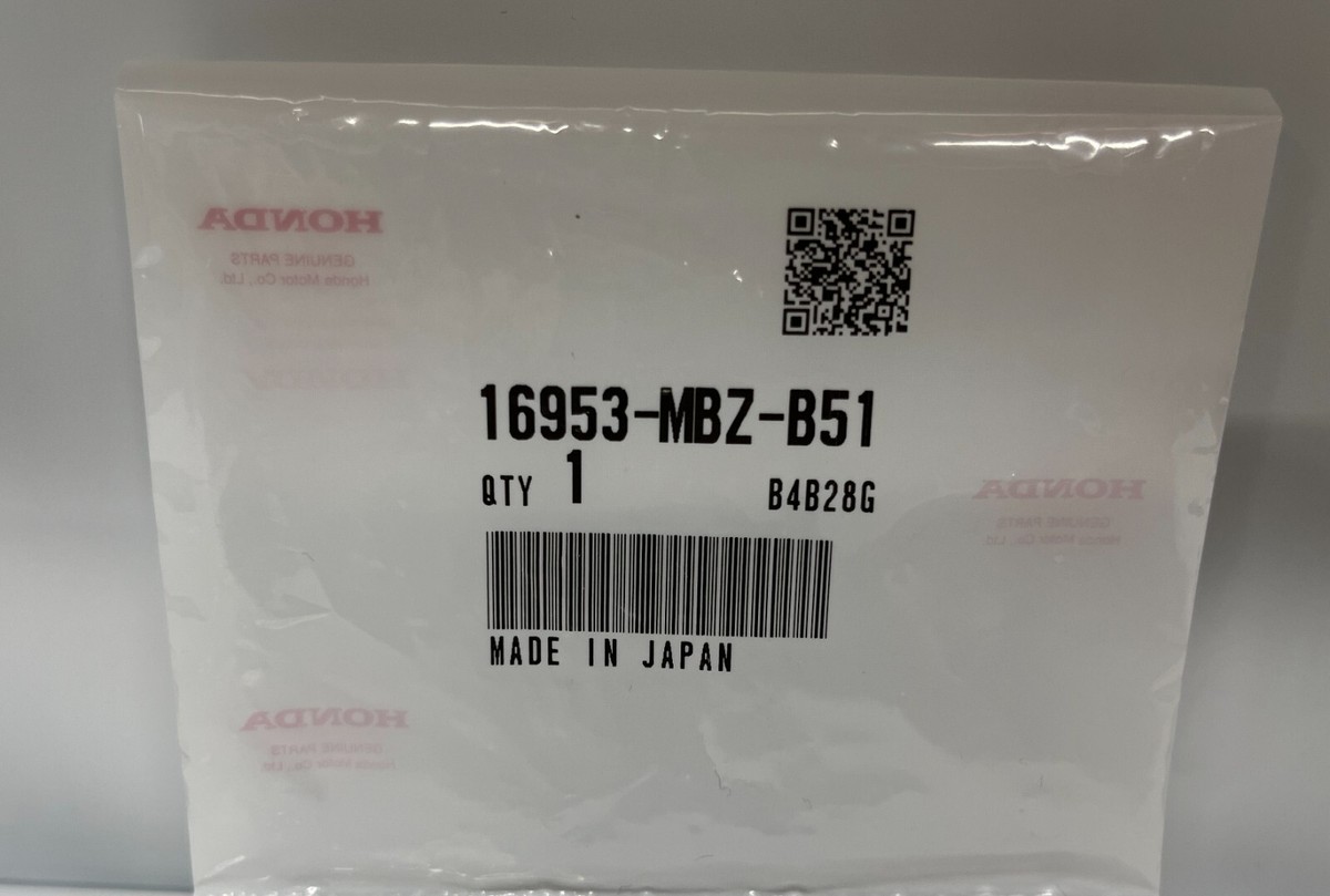 16953-mbz-b51 Honda Cover Set Cock 16953MBZB51 Genuine OEM Part