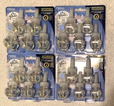✔ 20 Glade CLEAN LINEN Scented Oil Plugins Air Refills X20  (4 packs of 5)