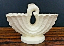 MARUHON WARE Art Pottery Double Vase Planter Hand Painted Ceramic Japan