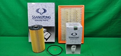 GENUINE SSANGYONG MUSSO SPORTS UTE 2.9 L TD SERVICE KIT (OIL + AIR FILTER)