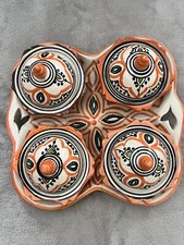 Orientales Teller-Set und Servierplatte