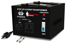 ROCKSTONE POWER Step Up/Down Voltage Converter 1000W-5000W 110V/220V Transformer