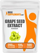 BulkSupplements Grape Seed Extract Powder - 200 mg per Serving