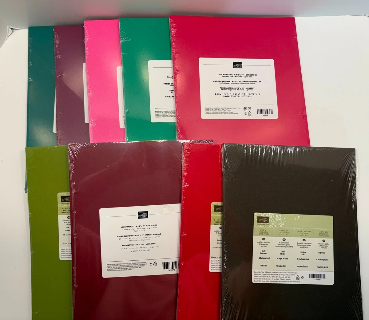 【未開封ペーパーラスト】STAMPIN' UP! カードストック 10冊セット stampin up cardstock products for sale | eBay
