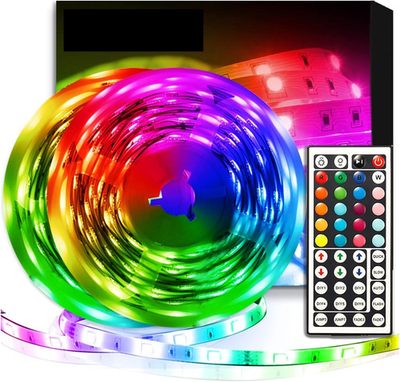 #ad Colorful 32.8ft 50ft LED Strip Lights Kit $6.89