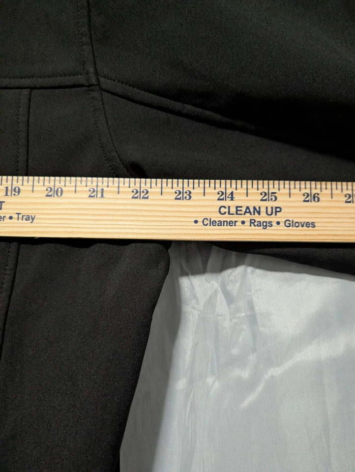 Chaqueta Northrop Grumman Negra Cremallera Completa Micro Vellón Forrada Carcasa Suave Para Hombres Talla L Foto 3 de 4