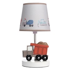 Bedtime Originals Construction Zone Truck Nursery Lamp with Shade Bulb