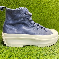 Converse Run Star Hike High Womens Size 7.5 Blue White Athletic Shoes Sneakers