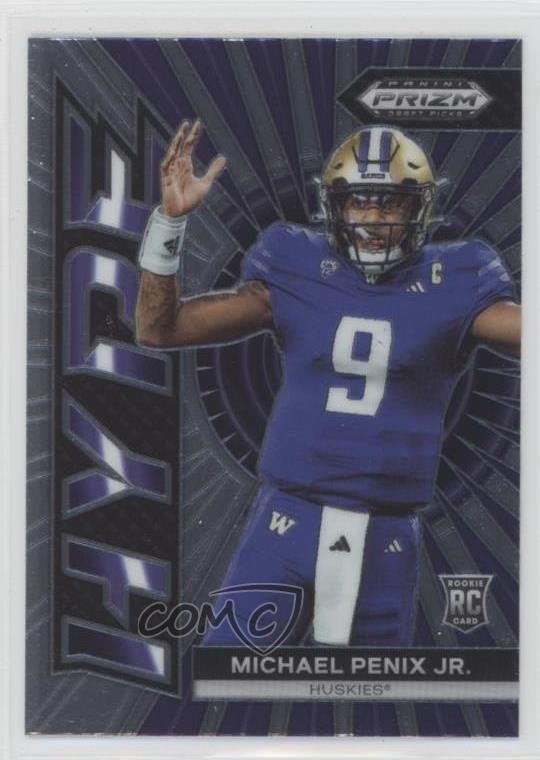 2024 Panini Prizm Draft Picks Hype Michael Penix Jr #HP-MPJ Rookie RC 12g7