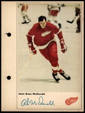 1971-72 Toronto Sun NHL Action Players Ab McDonald Detroit Red Wings