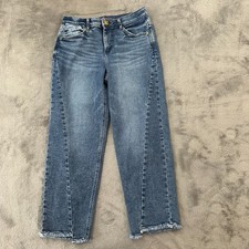 Democracy Jeans Women's Straight Leg size 8 Raw Hem Ab Solution