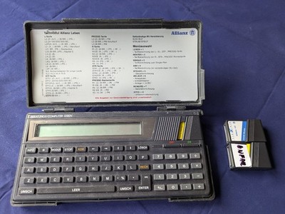 Taschenrechner Texas Instruments TI-74 Beratungscomputer Allianz mit 3 Modulen