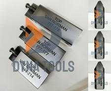 Set mit 3 Van Norman Bohrstangen-Werkzeughaltern zusammen mit 3 Bohrern...