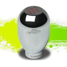 Nrg Tunner Type-r Style M10x1.5 Weighted 5-speed Shifter Shift Knob Chromered
