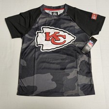Team Apparel NFL Kansas City Chiefs Athletic Camo Shirt / Youth Large 14-16 