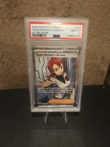 Team Rockets Ariana Pokemon Destined Rivals 224/182 PSA 10