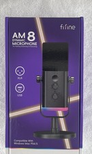 FIFINE Ampligame AM8 Dynamic USB/XLR Microphone Black Windows Mac PS4 PS5