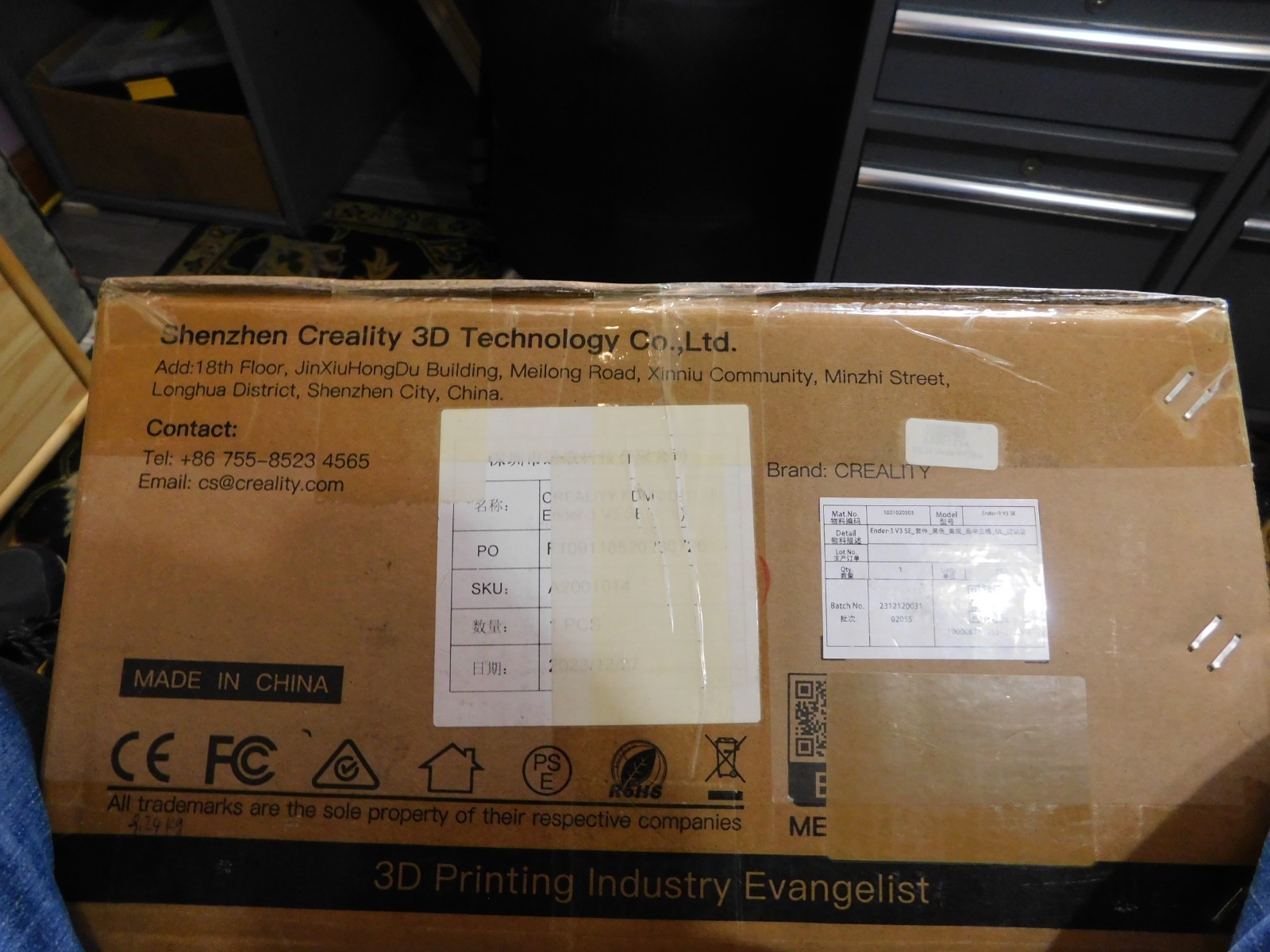 Creality Ender 3 V3 SE 3D Printer, 250mm/s Printing Speed CR Touch Auto Leveling