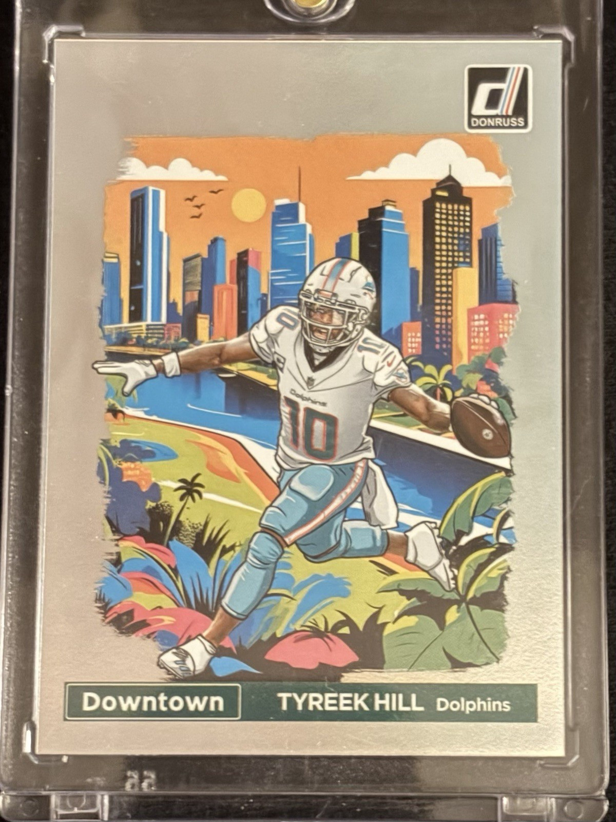 Panini 2024 Donruss Downtown Tyreek Hill #3 Insert Miami Dolphins NFL