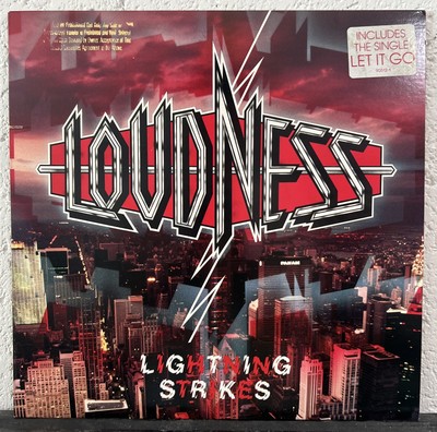 Loudness - Lightning Strikes Lp Atco 1986 Promo w/ Hype NM 