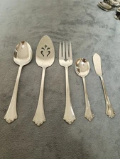 Oneida ANTICIPATION 5 Piece Serving Set Stainless Steel Flatware