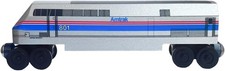 Retired Amtrak Wooden Train GE Genesis P40DC Phase IV 801 Locomotive Engine USA
