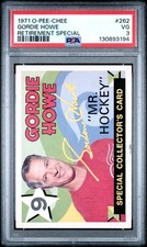 1971 O-PEE-CHEE RETIREMENT SPECIAL #262 GORDIE HOWE PSA 3