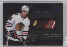 2020 SPx UD Black Obsidian Rookies Purple 14/35 Lucas Carlsson #ORJ-LC Patch 0i6