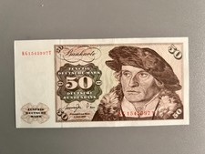 DEUTSCHLAND 1977 - 3. Serie Banknote zu 50 DM kassenfrisch - KG1545997T