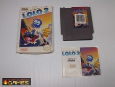 Lolo 2  - COMPLETE BOX  - NINTENDO NES FAST SHIPPING!   81a