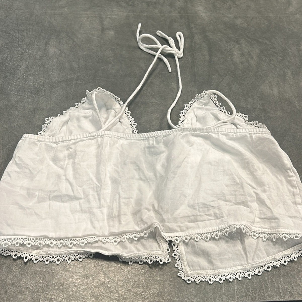 Four Three Seven White Tie Top View 3