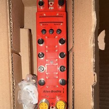 Allen-Bradley 1732ES-IB8X0BV4 ArmorBlock Guard I/O Module, EtherNet/IP, Red