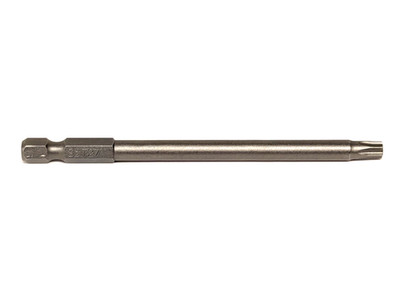  1 PEICE- S2 STEEL 4'' INCH LONG 1/4'' HEX MAGNETIC TAMPER PROOF STAR T27 TORX BIT