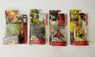 Hasbro Transformers Bumblebee Starscream Megatron Dracodon Robots Lot 4 Toys
