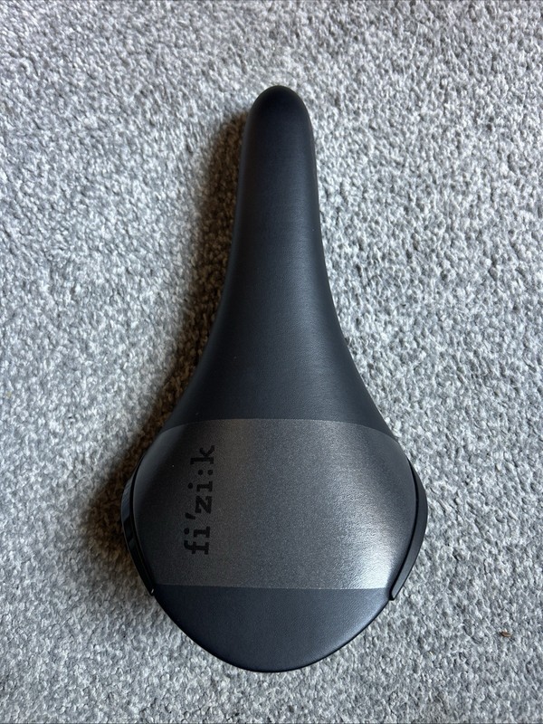 Fizik Aliante R7 Bicycle Saddle Black Leather for Brompton bikes RRP £95.00