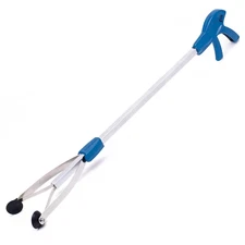 E-Z Reacher Pro 32 in Aluminum Stainless Steel Grabber Tool with Rubber Grip