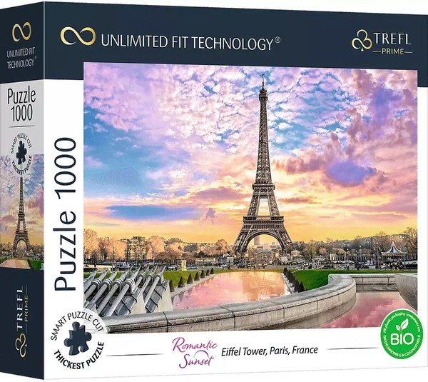 5900511106930 Puzzle 1000 ElementóW. Eiffel Tower, Paris, France Trefl-image