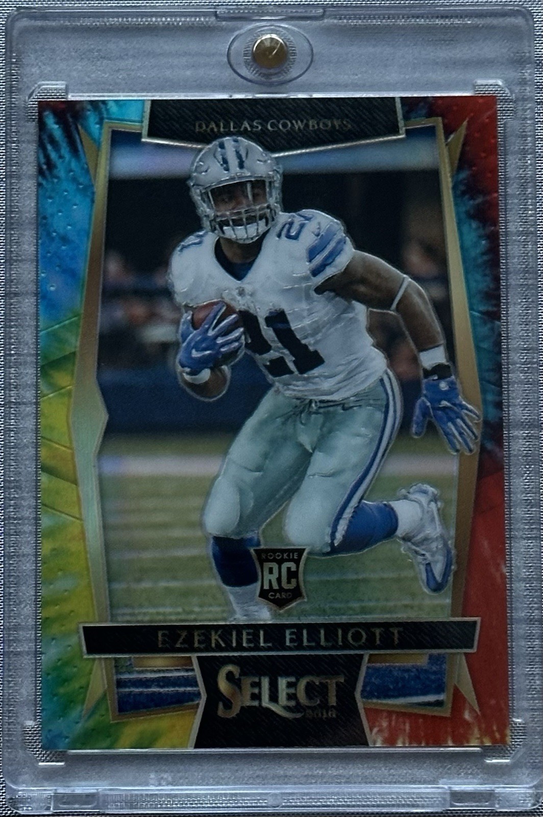 Ezekiel Elliott Panini Select Concourse 2016 Tie Dye Prizm #82 /25 RC