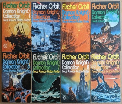 DAMON KNIGHT´S COLLECTION 1, 2, 3, 4, 6, 7, 8 - FO 1,3,5,7,12,14,15,16; 1972-73