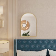Arched Wall Mounted Vanity Mirror Full Body Length Makeup Bathroom Bedroom Li...