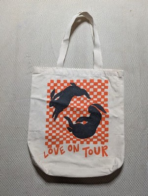 Harry Styles Official Merch Love On Tour Bunny Book Utility Library Tote Bag