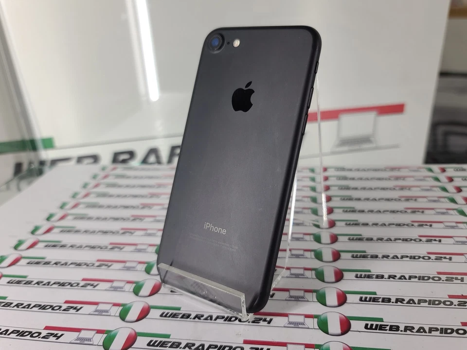 S25_SMARTPHONE APPLE IPHONE 7 32GB NERO BLACK IOS TASTO HOME NON FUNZIONA - Immagine 3 di 3