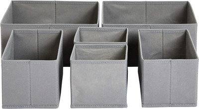 Amazon Basics Schubladen-Organizer/Ordnungssystem Für Kleidung - Faltbar Für Gar